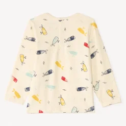 Set pyjama 2 pièces pour bébé garçon avec finitions différentes selon l'âge