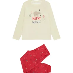 Set pyjama 2 pièces velours et imprimé ours polaire pour garçon