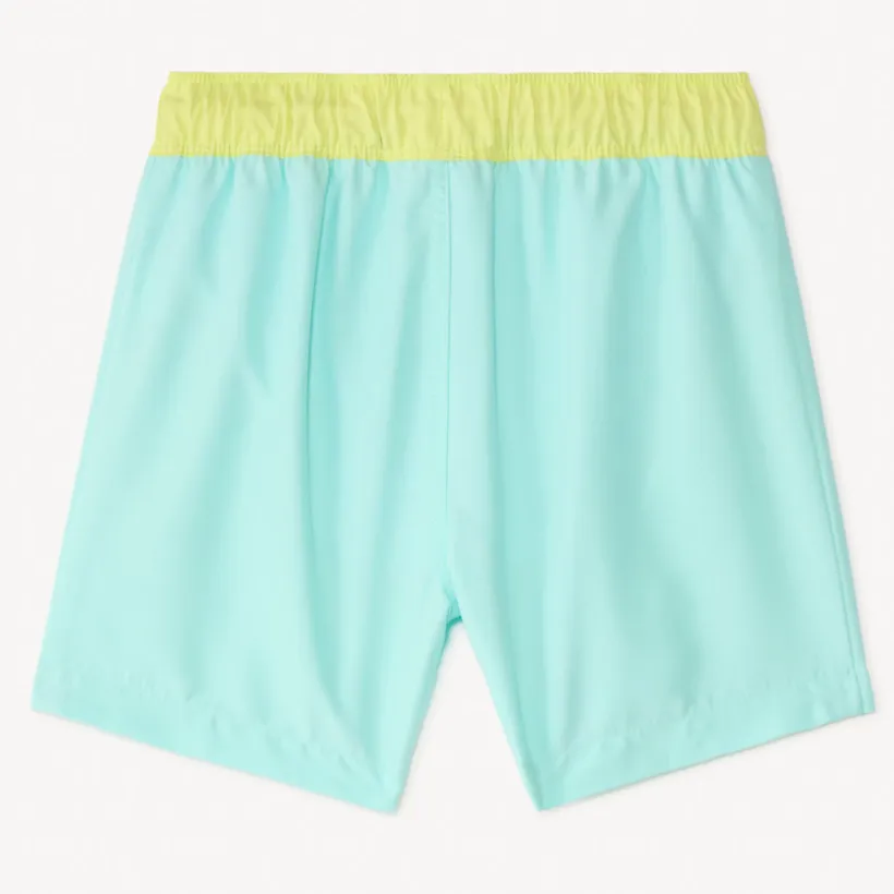 Short de bain bicolore et printé pour garçon