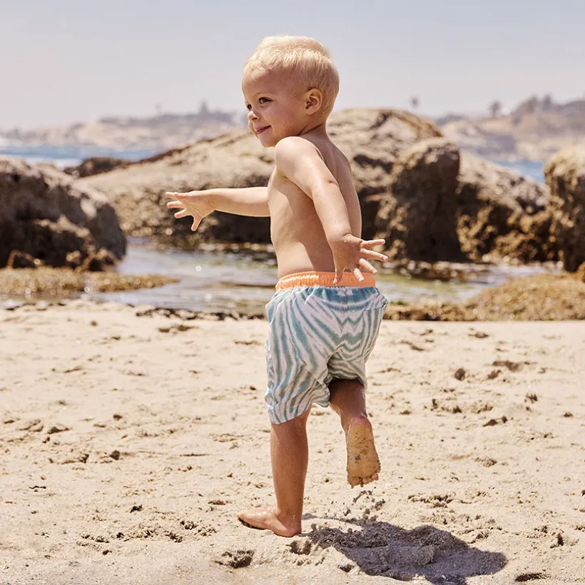Short de bain effet tie & dye pour bébé garçon