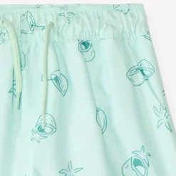 Short de bain imprimée noix de coco pour garçon