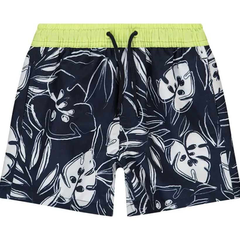 Short de bain imprimé feuillage pour garçon