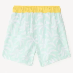 Short de bain imprimé feuillage pour garçon