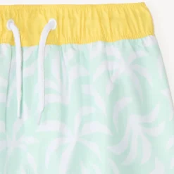Short de bain imprimé feuillage pour garçon