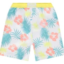 Short de bain microfibre imprimé hibiscus pour bébé garçon