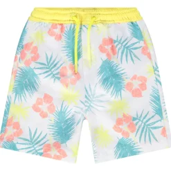 Short de bain microfibre imprimé hibiscus pour bébé garçon