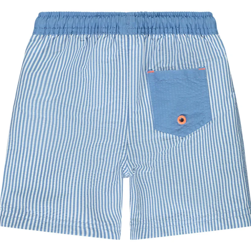 Short de bain rayé en seersucker pour bébé garçon