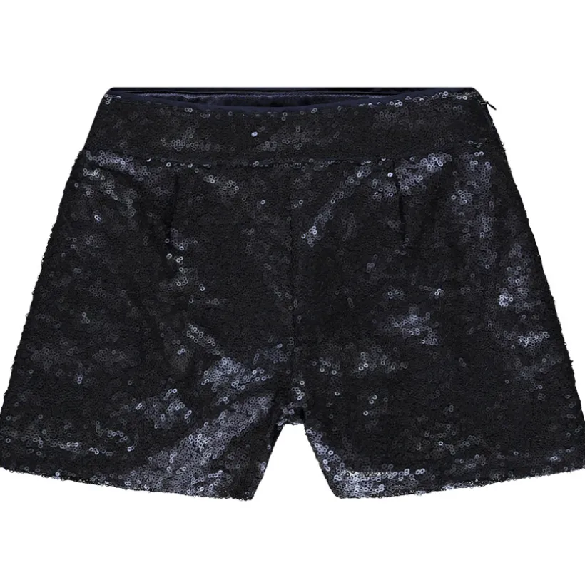 Short de fête en sequins doublé satin pour fille