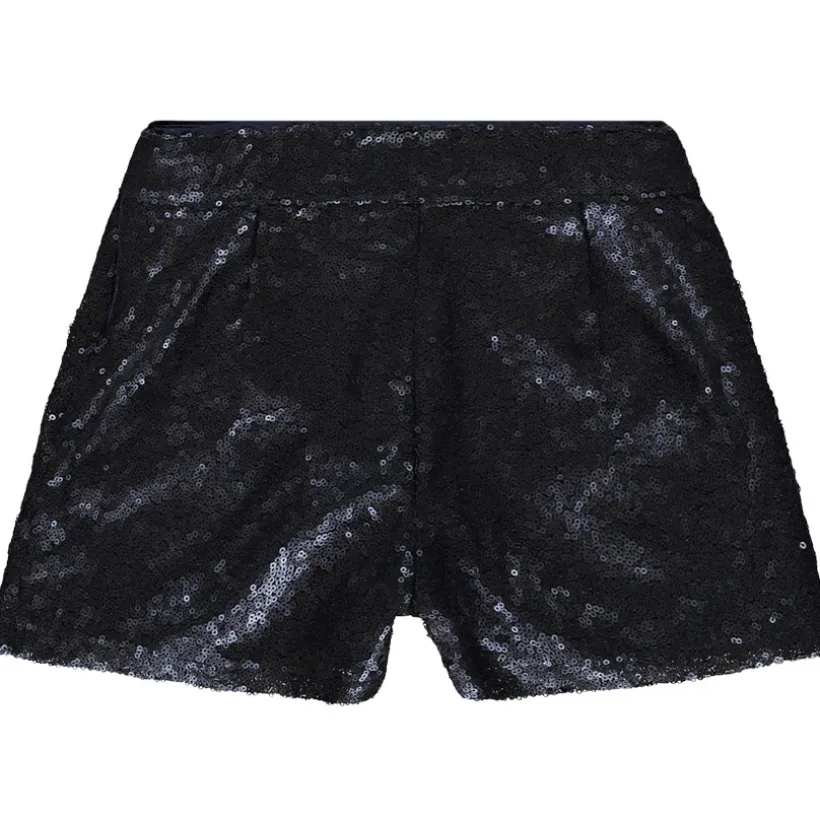 Short de fête en sequins doublé satin pour fille