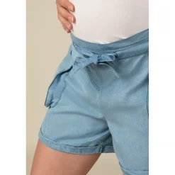 Short de grossesse effet jean