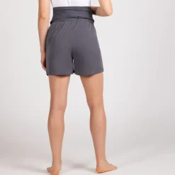 Short de grossesse uni avec bandeau haut