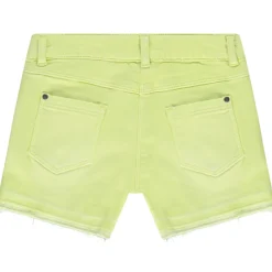 Short en denim effet overdye pour fille