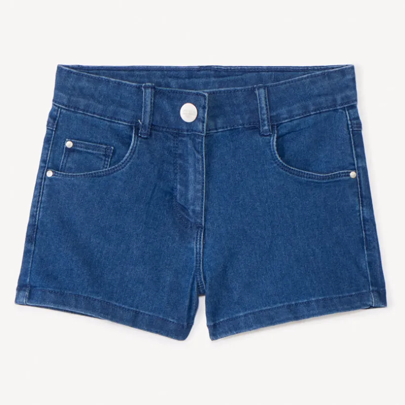 Short en jean avec poches pour fille
