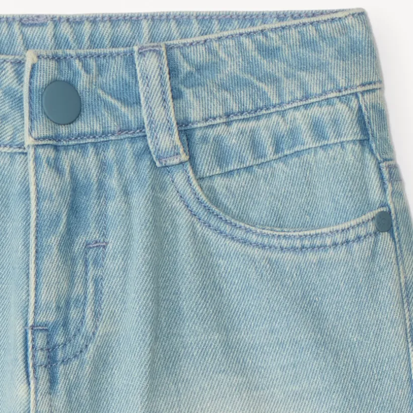 Short en jean clair pour garçon