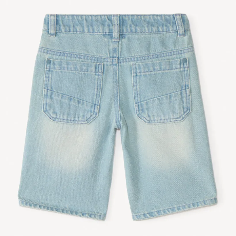 Short en jean clair pour garçon