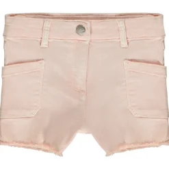 Short en jean à poches plaquées pour fille