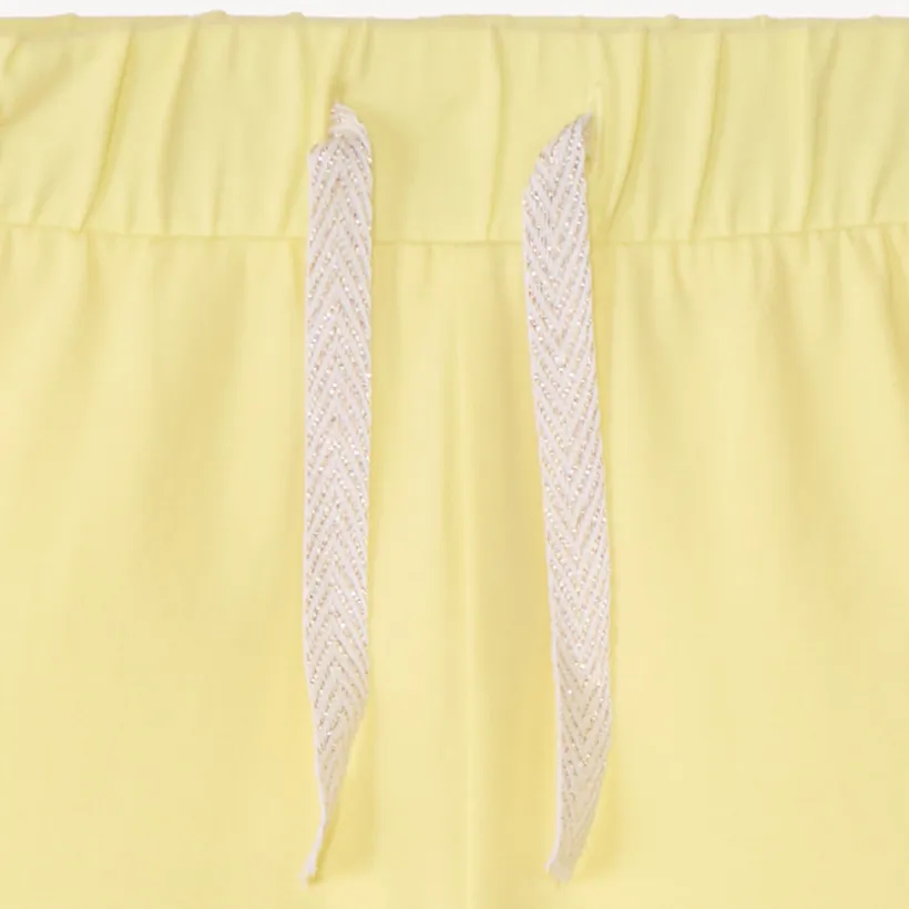 Short en jersey coloris uni pour bébé fille