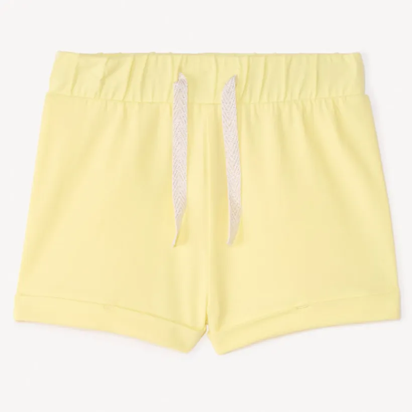 Short en jersey coloris uni pour bébé fille