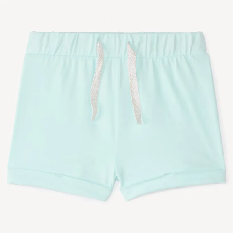 Short en jersey coloris uni pour bébé fille