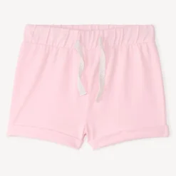 Short en jersey coloris uni pour bébé fille