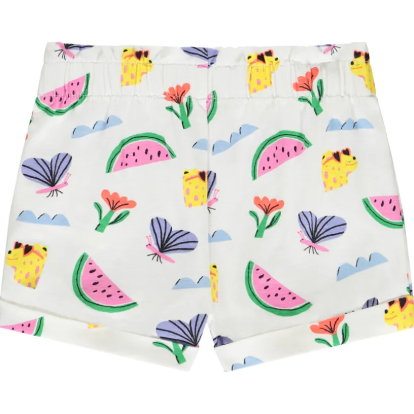 Short en jersey imprimé fantaisie pour bébé fille