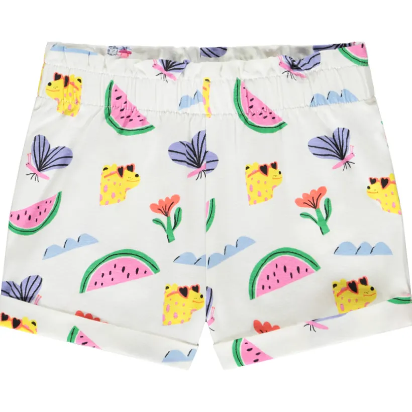 Short en jersey imprimé fantaisie pour bébé fille