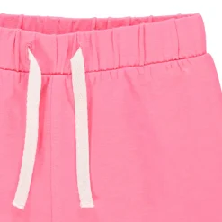 Short en molleton uni pour bébé fille