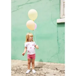 Short en molleton uni pour bébé fille
