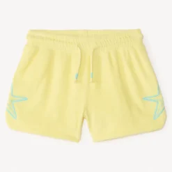 Short en éponge broderie étoile de mer pour fille