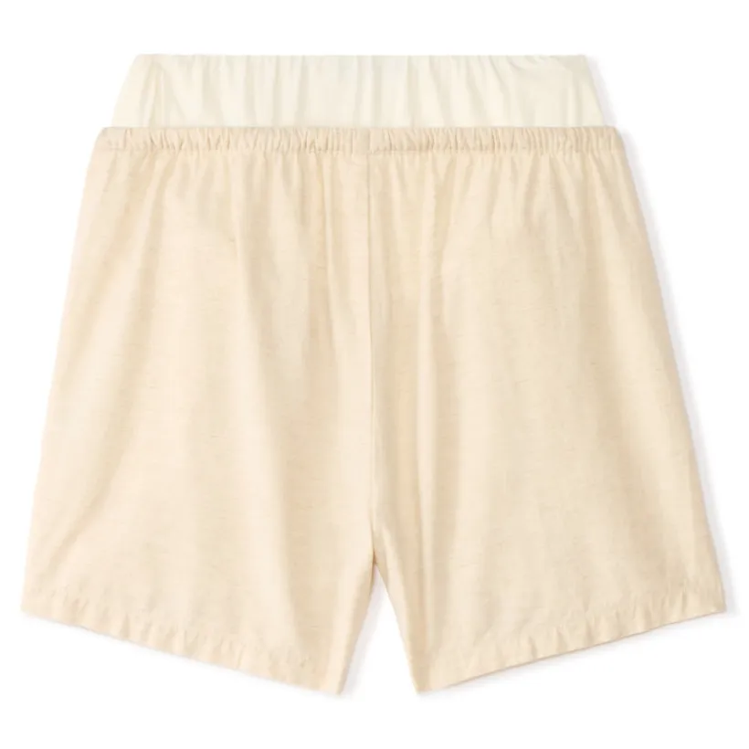 Short en toile avec bandeau haut pour femme enceinte