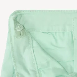 Short en twill uni effet pince pour fille