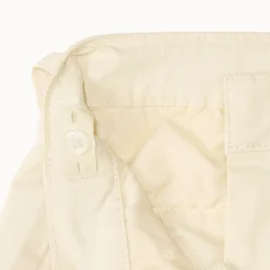 Short en twill uni effet pince pour fille