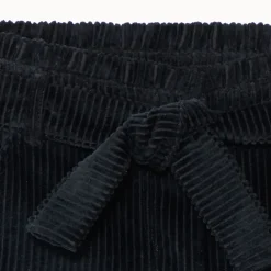 Short en velours côtelé + ceinture à nouer pour fille