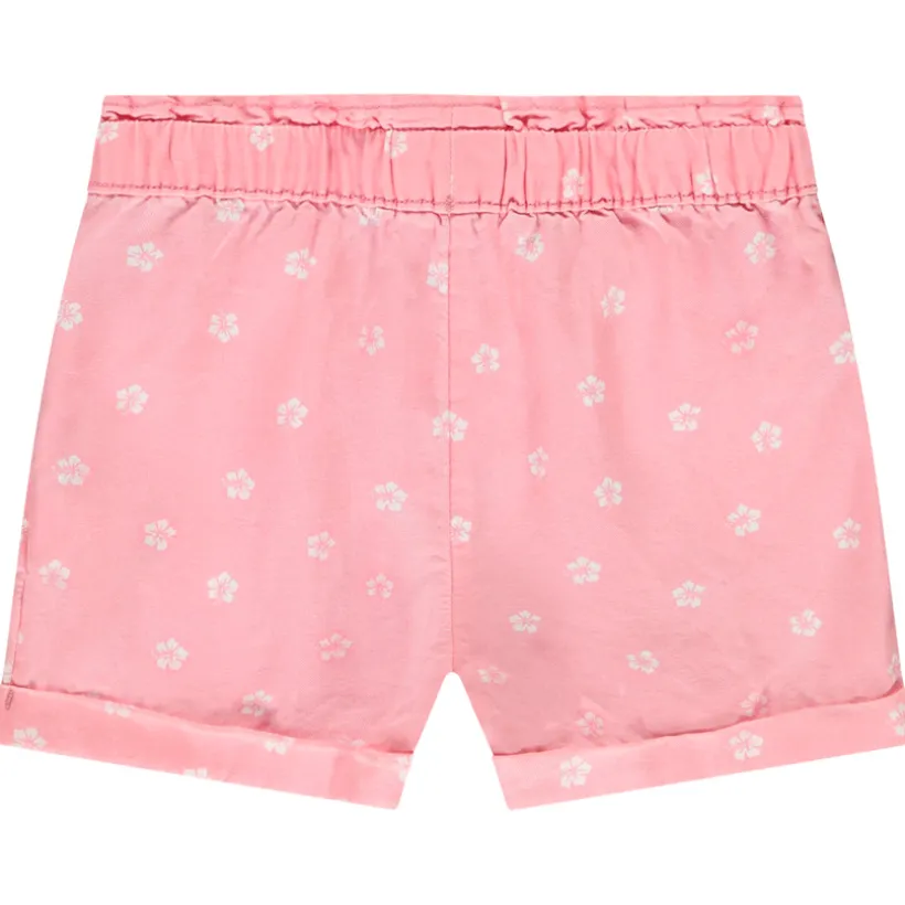 Short imprimé fleurs d'Hibiscus pour bébé fille