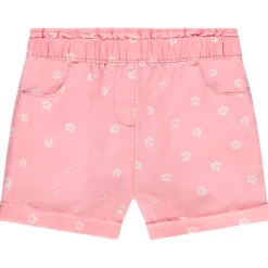 Short imprimé fleurs d'Hibiscus pour bébé fille