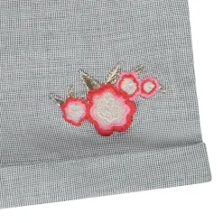 Short à mini carreaux et broderie fleurs pour bébé fille