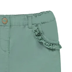 Short à poches volantées pour bébé fille