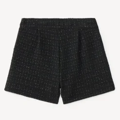 Short scintillant en maille fantaisie pour fille