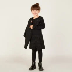 Short scintillant en maille fantaisie pour fille