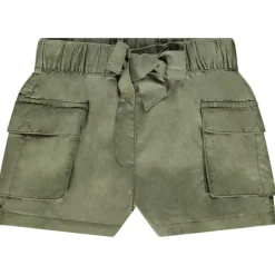Short style cargo en lyocell avec poches pour fille