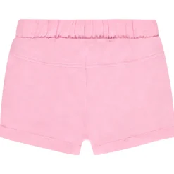 Short uni avec taille élastiquée pour bébé fille