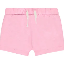 Short uni avec taille élastiquée pour bébé fille