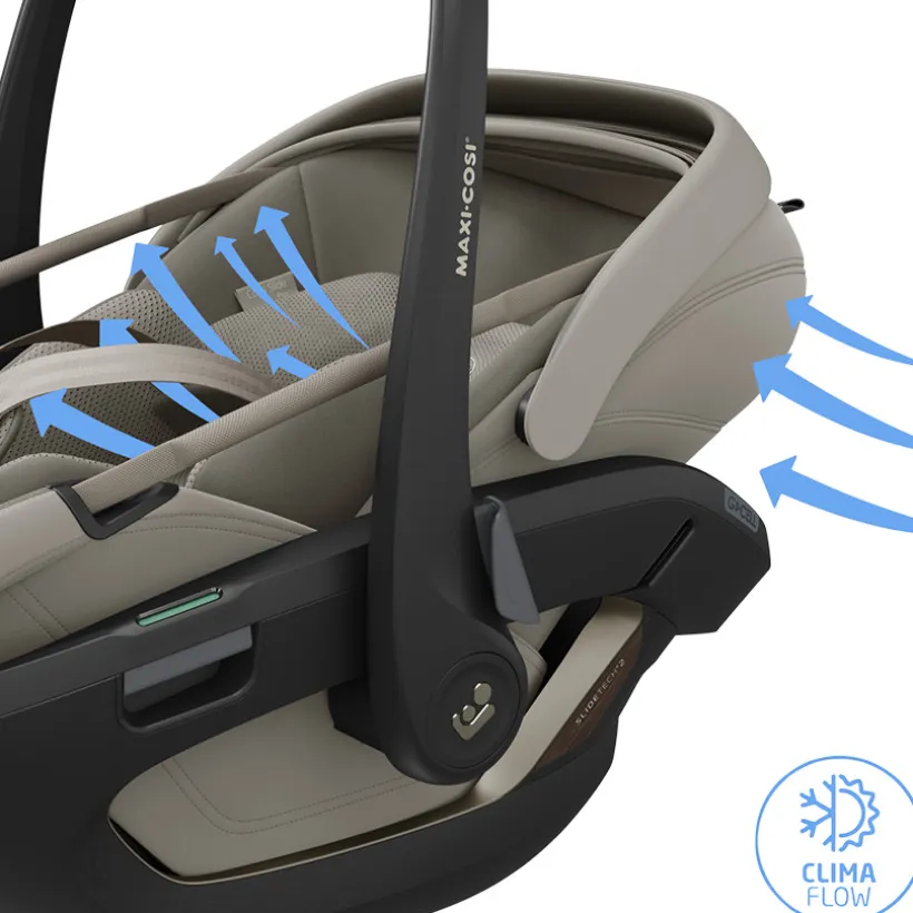 Siège-auto bébé Coral Slide Pro i-Size Sapphire Sand