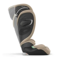 Siège-auto pliable Solution G2 i-Fix tissu Plus almond beige