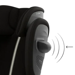Siège-auto pliable Solution G2 i-Fix Plus moon black