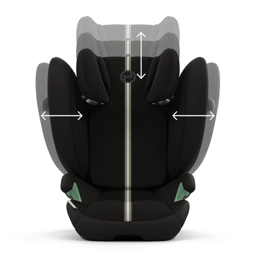 Siège-auto pliable Solution G2 i-Fix Plus moon black