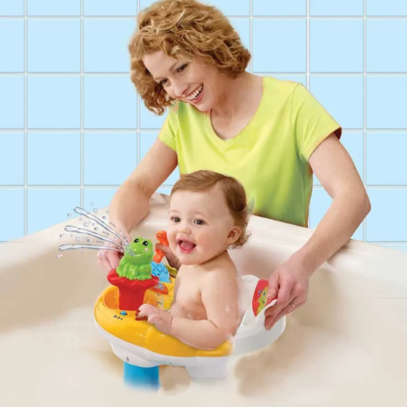 Siège de bain interactif 2-en-1