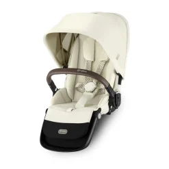 Siège pour poussette Gazelle S 2023 - Châssis taupe/Seashell beige