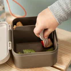 Snackbox avec piques snack Tiny Trails Sable