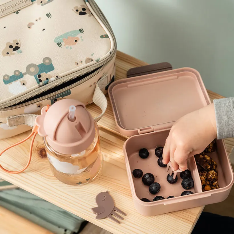 Snackbox avec piques snack Tiny Farm Rose